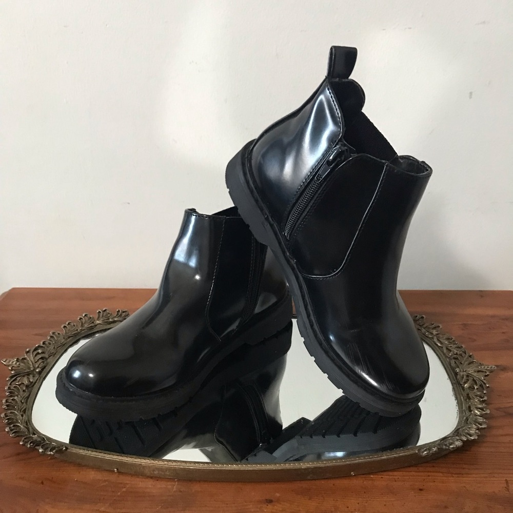 ✔️Little Girl Black Ankle Boots 👧🏼